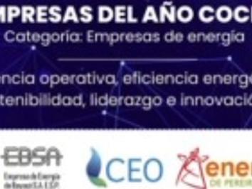 EBSA recibe reconocimiento del COCIER por su compromiso con la transformación energética